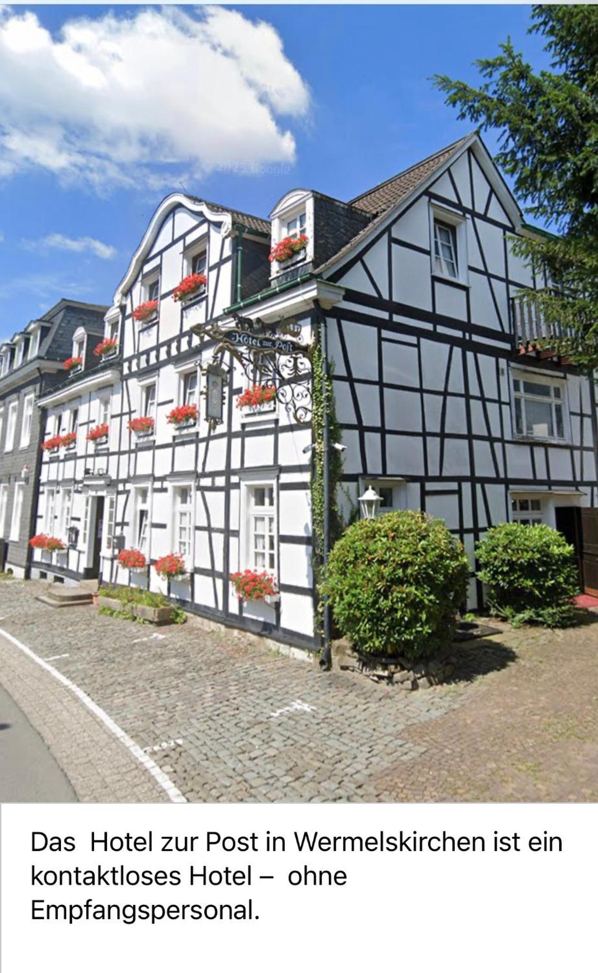 Hotel Zur Post Dabringhausen - Contactless Self Check-In Wermelskirchen Kültér fotó