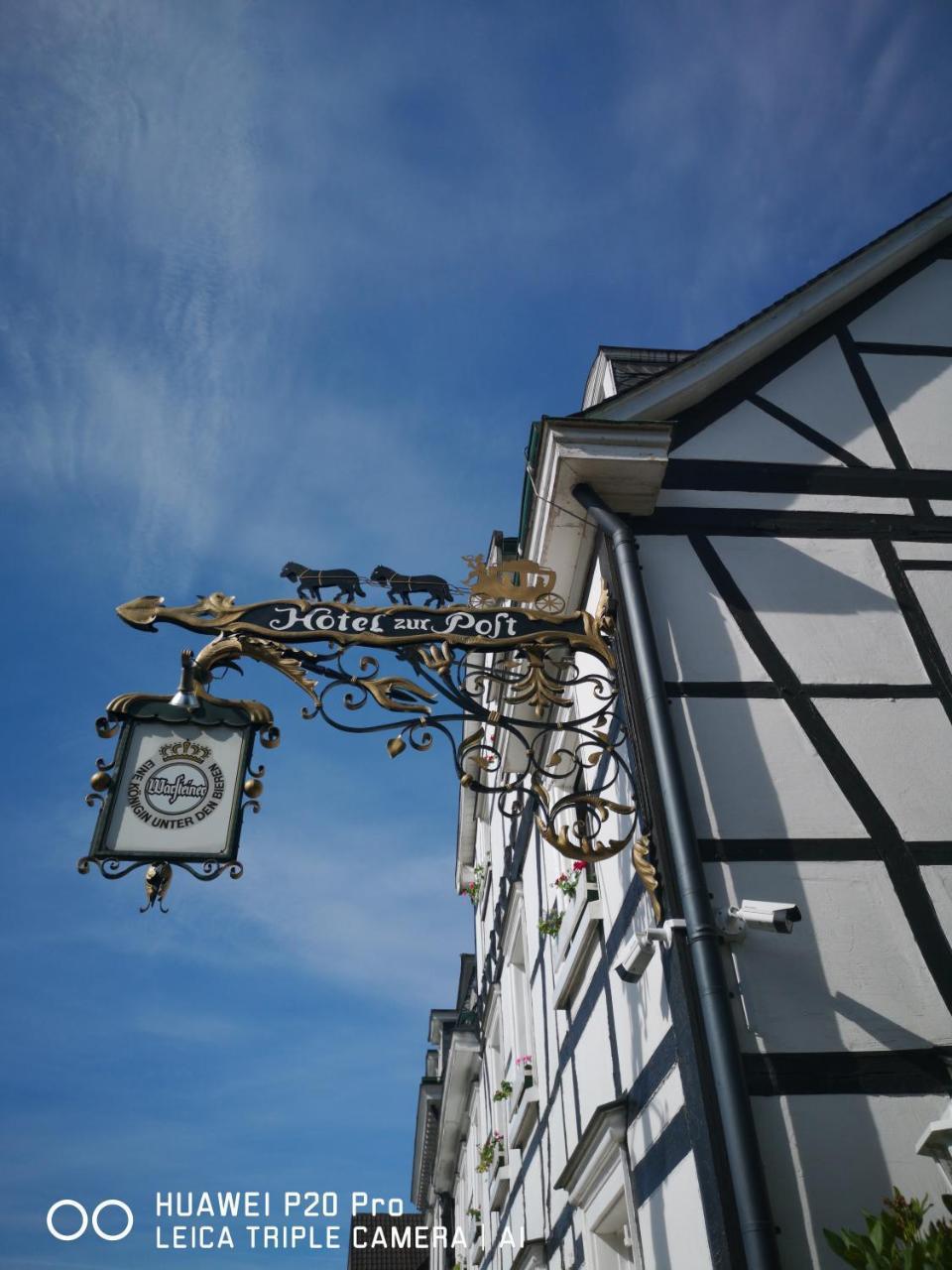 Hotel Zur Post Dabringhausen - Contactless Self Check-In Wermelskirchen Kültér fotó